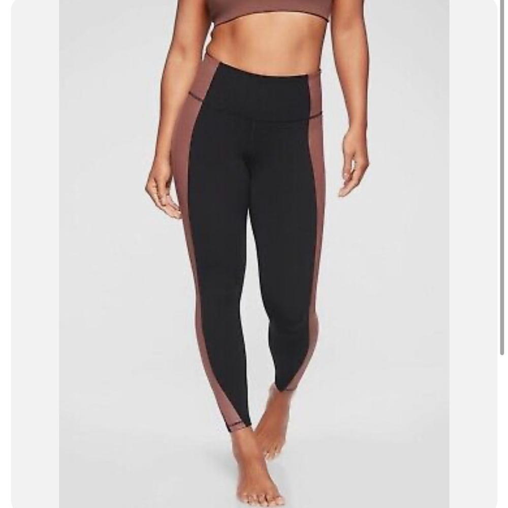Athleta Salutation Colorblock Asym Leggings